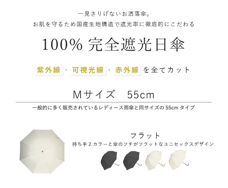 完全遮光日傘 Mサイズ