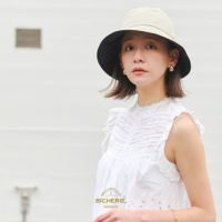 100%完全遮光 国産 ナチュールサファリ 帽子 コットンポプリン (S～Lサイズあり)