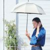 100%完全遮光 晴雨兼用日傘 Mサイズ 55cm フラット シャンブレー ユニセックス